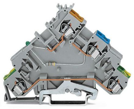 Wago 280-566/281-496 2.50qmm grey initiator feed terminal