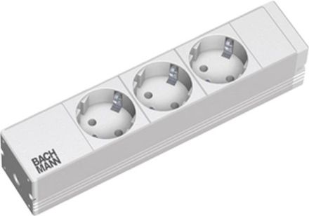 Bachmann 333.417 '10 1HE 3-way without switch RAL7035 183mm'