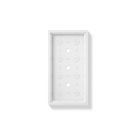 Siedle 210012264-00 GA 612-4/2-01 W white surface-mounted housing