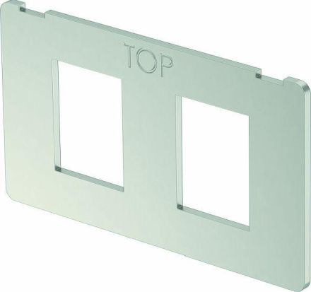OBO Bettermann 7408711 MPK 2A with 2x hole pattern type A 63x36x1.5 mounting plate