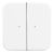 BUSCH-JAEGER 6732-214 wireless touch sensor WaveLINE Reflex SI | 2-way | alpine white