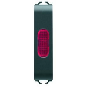 Gewiss GW12643 Red 1/2M black indicator light