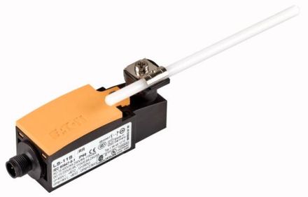 Eaton LS-11S/RR-M12A position switch, 1NO+1NC, rod lever, M12A, 178144