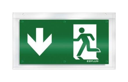 EsyLux EN10079023 one-sided arrow down 32m EKW for SLX pictogram disc