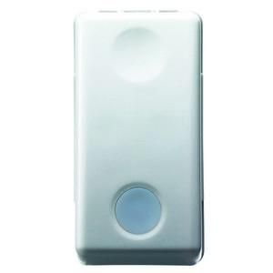 Gewiss GW20529 illuminated1 circuit 1M 1P 10A white button