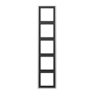 Jung AL2985 frame 5-way, vertical and horizontal mounting, LS 990, aluminum