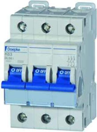 Doepke 09916655 DLS6I K25A 3-pole 10KA circuit breaker