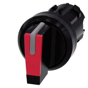 Siemens 3SU1002-2BL20-0AA0 toggle switch illuminated 22mm round red