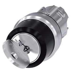 Siemens 3SU1050-4BC01-0AA0 key switch RONIS 22mm round O