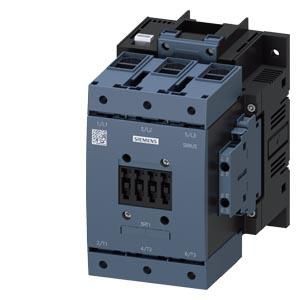 Siemens 3RT1054-1XF46-0LA2 railway contactor AC3: 55 kW/400V DC 110V 2S+2NC 3-pole S6