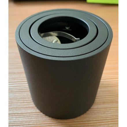 DOTLUX 4884 TOPgu10 black for GU10 LED surface-mounted socket