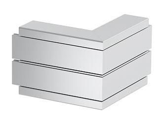 OBO Bettermann GA-AS53130EL Alu rigid form outside corner, 6112513