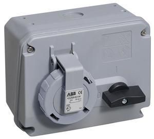 ABB Stotz-Kontakt 432MHS1W, Switchable wall socket, 32 A 1h, IP67, 3P+N+E, 2CMA167869R1000