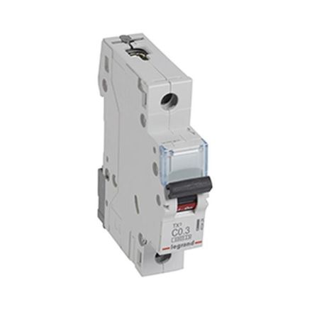 Legrand 403424 Circuit breaker TX3 C0, 3A 1P 6KA 1M