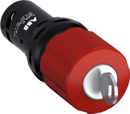 ABB Stotz contact CE3T-10G-11, mushroom, 30mm, green, 1NO+1NC latching, twist-to-release, 1SFA619500R1072