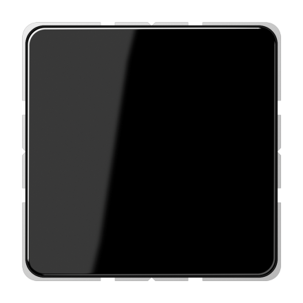 Jung CD594-0SW blind cover (latched), thermoplastic, CD series, black