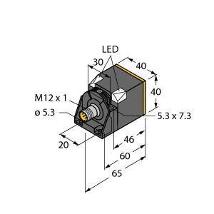 Turck 1623641 NI40U-CK40-AP6X2-H1141 Inductive sensor