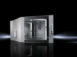 RITTAL 7715735 EL wall-mounted distribution housing 3-part 15U with glass door WHD=600x746x573mm