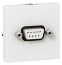 Legrand 078765 connection unit MOSAIC D-SUB 9p screw 2mod ws, (white)