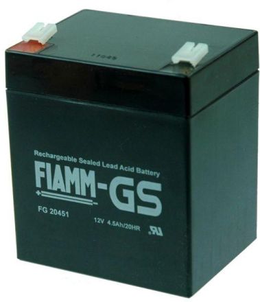 Hückmann 112932 Fiamm FG20451 Pb 12V 4.5Ah lead battery