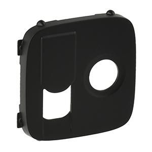 Legrand 754838 cover Valena Allure TV+RJ45 K.6 UTP SW , (black)