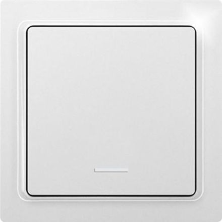 Eltako 30055713 F1T55E-pm E-Design55 polar white matt wireless button