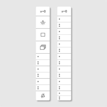 Siedle 200029576-00 Lettering insert 029576 for BTCV 850-0 white