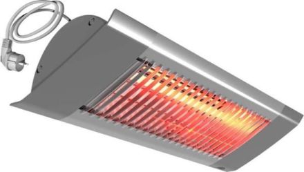Kraemer & Kraus IHW 15 1500W 230V IP44 wide beam industrial halogen spotlight