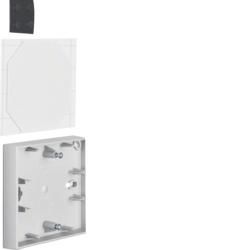 Berker 10071404 Surface-mounted housing 1-way flat version, B.1/B.3 aluminum, matt Berker B.3