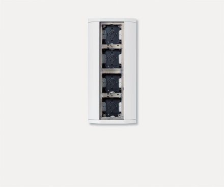 Siedle KSA 604-0 DG surface-mounted communication display in dark grey mica