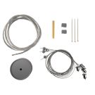 LTS L 72/3000 DIM SILVER wire rope set (4-fold) ( 634029 )