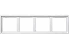 Gira 131403 4f E2 pure white mounting adapter