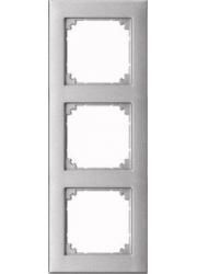 MERTEN 488360 frame 3-way aluminum M-PLAN