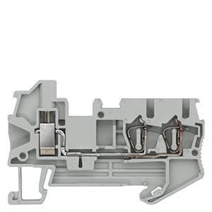 Siemens 8WH2103-2BF01 hybrid through terminal screw and 2x tension spring connection.