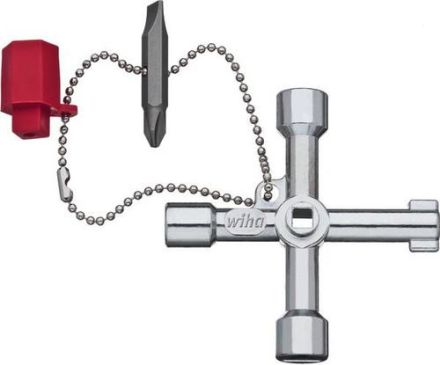 Wiha 36114 24667 Control cabinet key cross-shaped