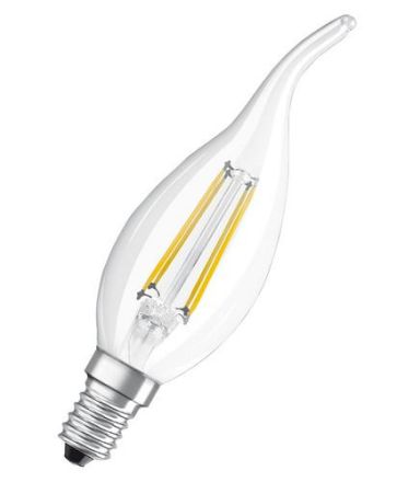 LEDVANCE Osram 4058075438491 LEDPCLBA40 4W/827 230V FIL E14 LED lamp