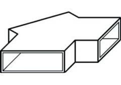 Helios 2927 flat duct hose T-piece FK-Y 150/150/150 150x150