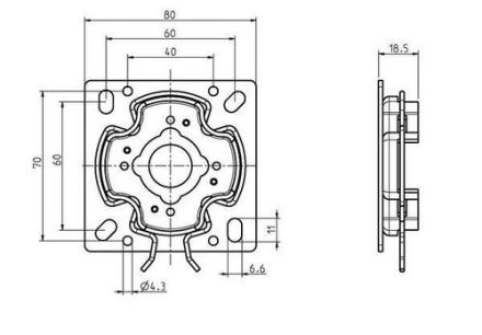 Rademacher 94401505 Click drive bearing VK 4015K-05