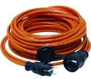 Bachmann 665.870 protective contact spiral cable H07BQ-F 3G1.5 orange