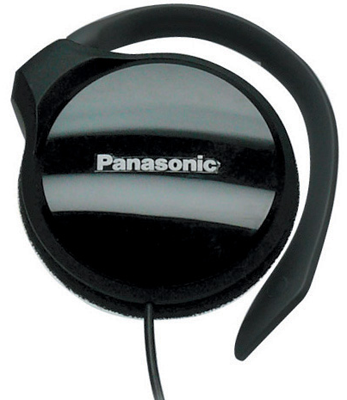 Panasonic RP-HS46E black clip earphones