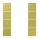 JUNG ME2504TSAC button set F50 series LS | 4-way | brass classic