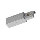 LTS ST-A F/PE-L/9002 grey Anb. End feeder pole left 95x32x38mm ( 660267 )