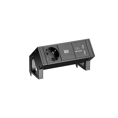 Bachmann 902.705 902705 1x protective contact socket, 1x USB