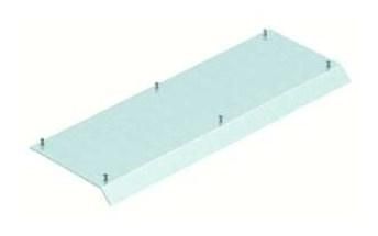 OBO Bettermann AIKF/D20070 200x70 for floor-mounted blind cover, 7404928