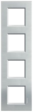 Bticino LNA4802M4TE Light frame TECH 4x2 modules, (aluminium)