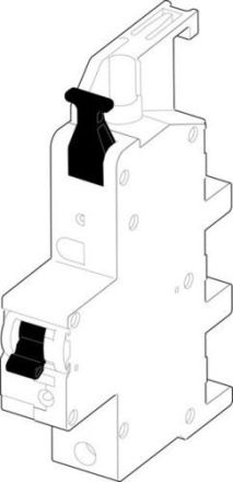 ABN 16A 1-pole with quick adapter main circuit breaker (XKS116L3-5)