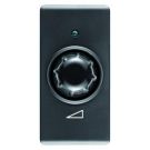 Gewiss GW21802 System resistive 1M 100-500W black rotary dimmer