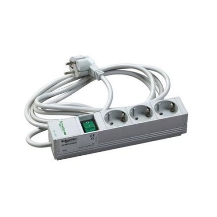 Schneider Electric NSYAPU10S3S switch 3 sockets VDE 2p+E 250V busbar