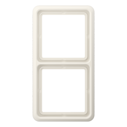 Jung CD582W frame 2-way, vertical and horizontal mounting, Duroplast, CD 500, white