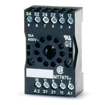 Eberle 473403000007 Plug-in socket SF 473007 for DIN rail mounting